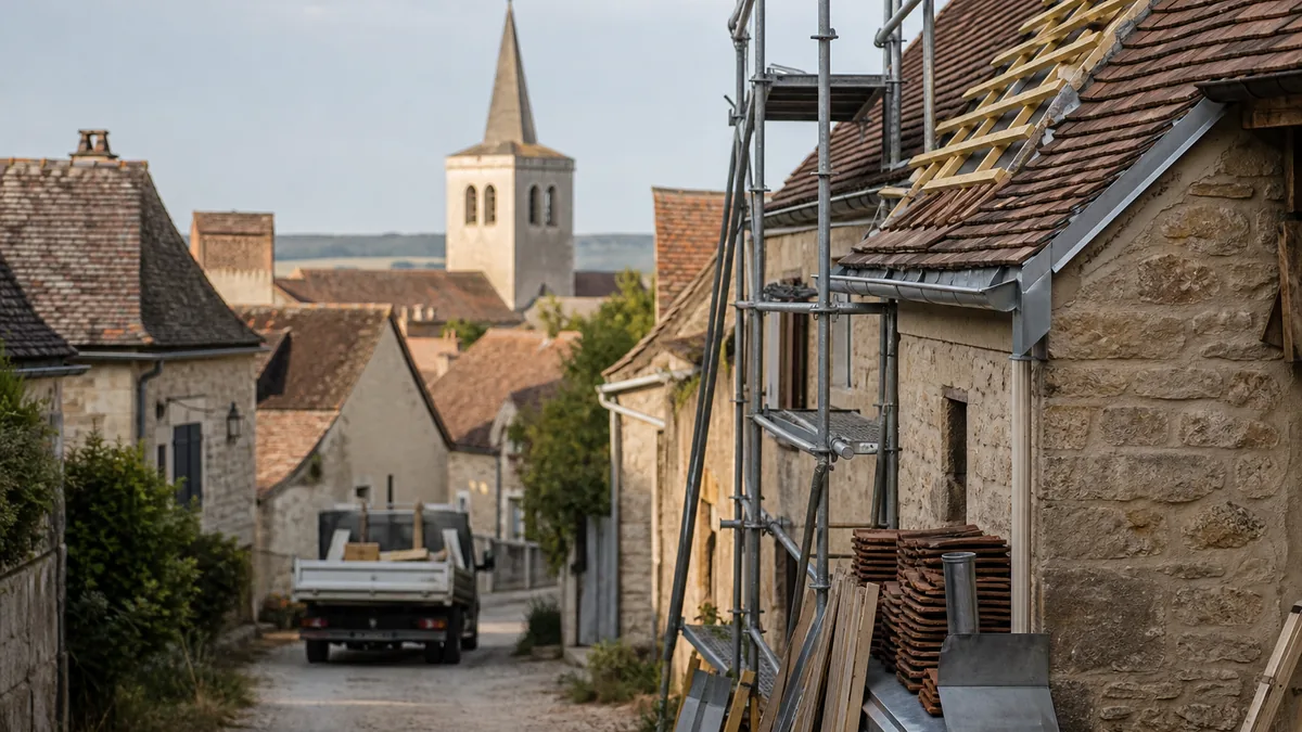 Rénovation toiture village : prix, ABF et conseils